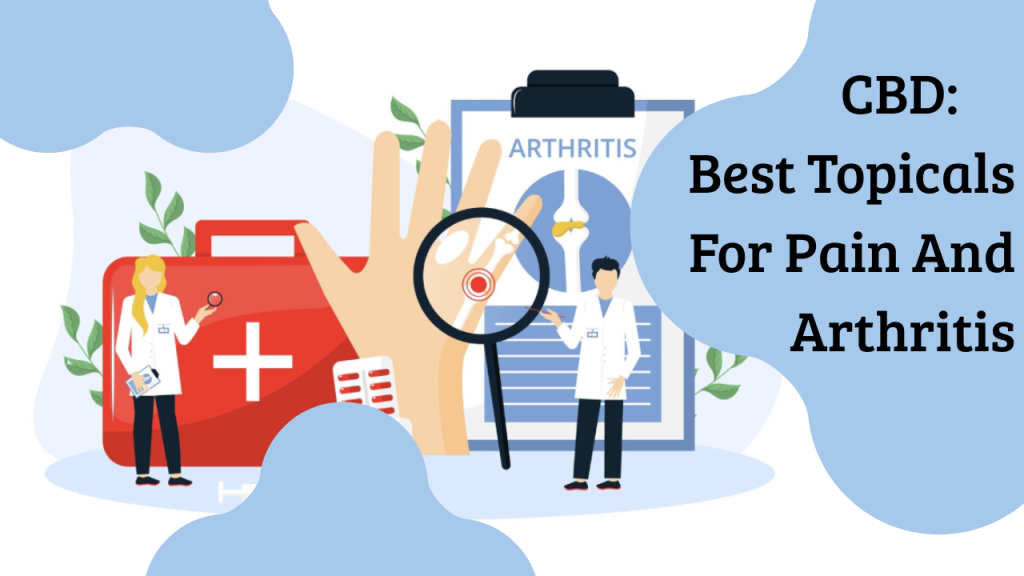 Illustration showing how arthritis can be improved using CBD products