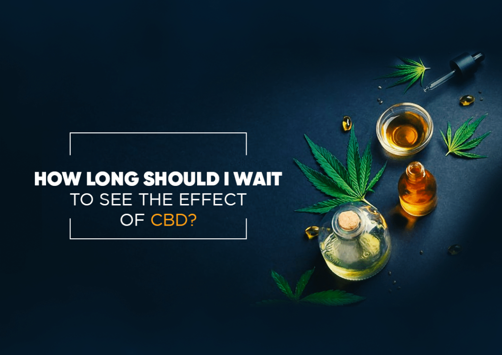Image showing how long you should wait to see the effect of CBD.