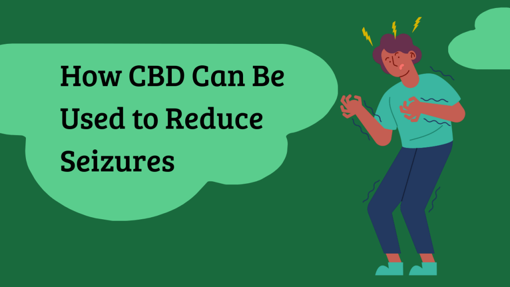 Illustration to show how CBD can be used to reduce seizures.