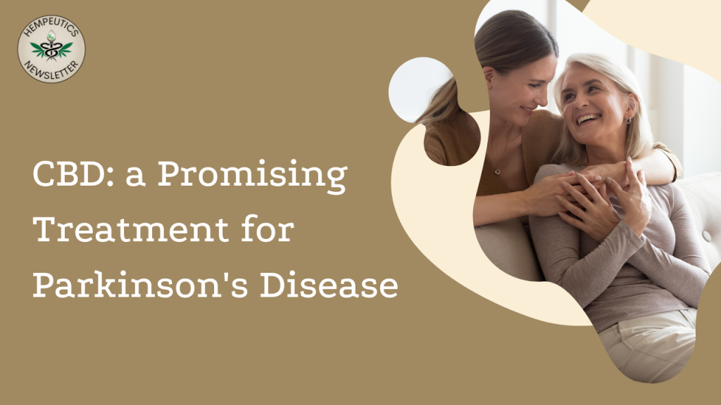 Image showing CBD as a promising treatment for Parkinson's Disease.