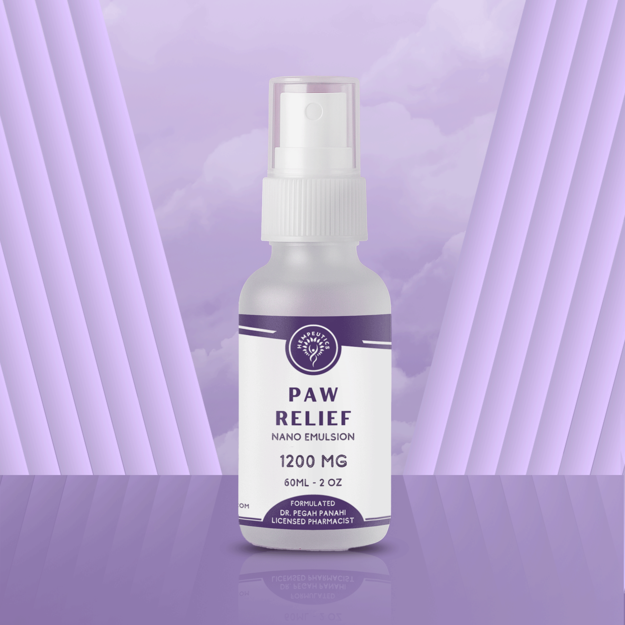Image showing Paw Relief spray 1200 mg.