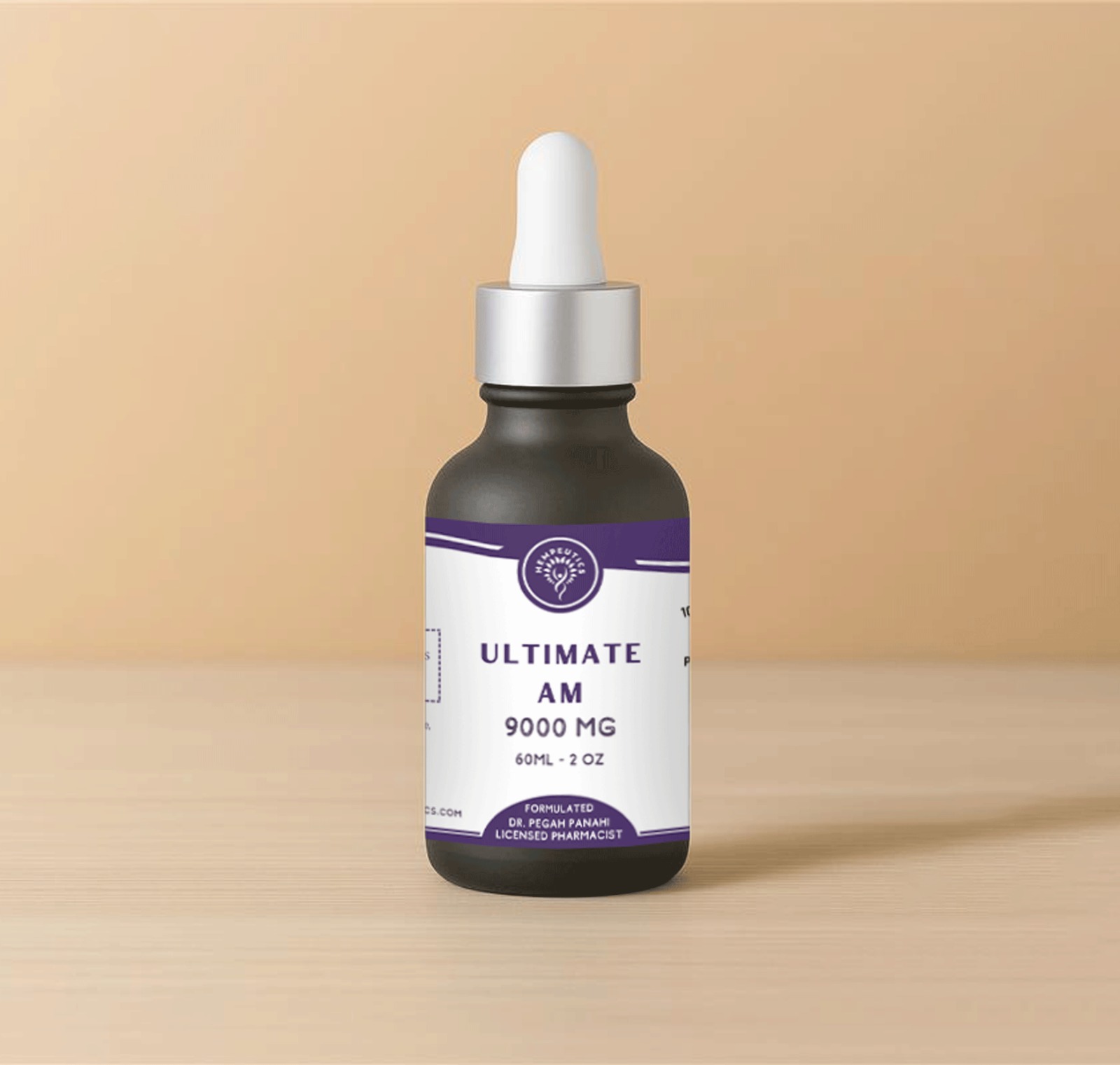 Image showing Ultimate AM 9000 mg tincture.