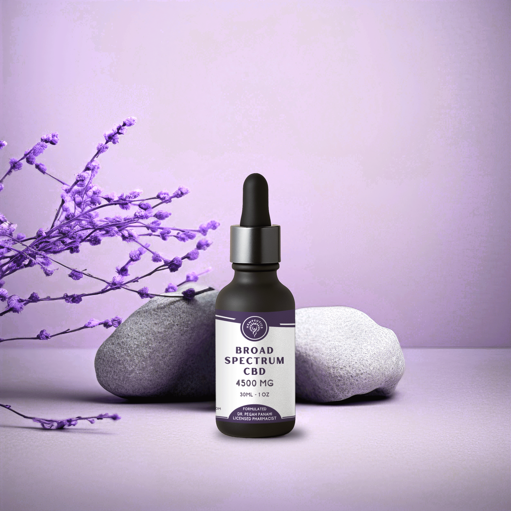 Image showing CBD Broad Spectrum tincture 4500 mg.