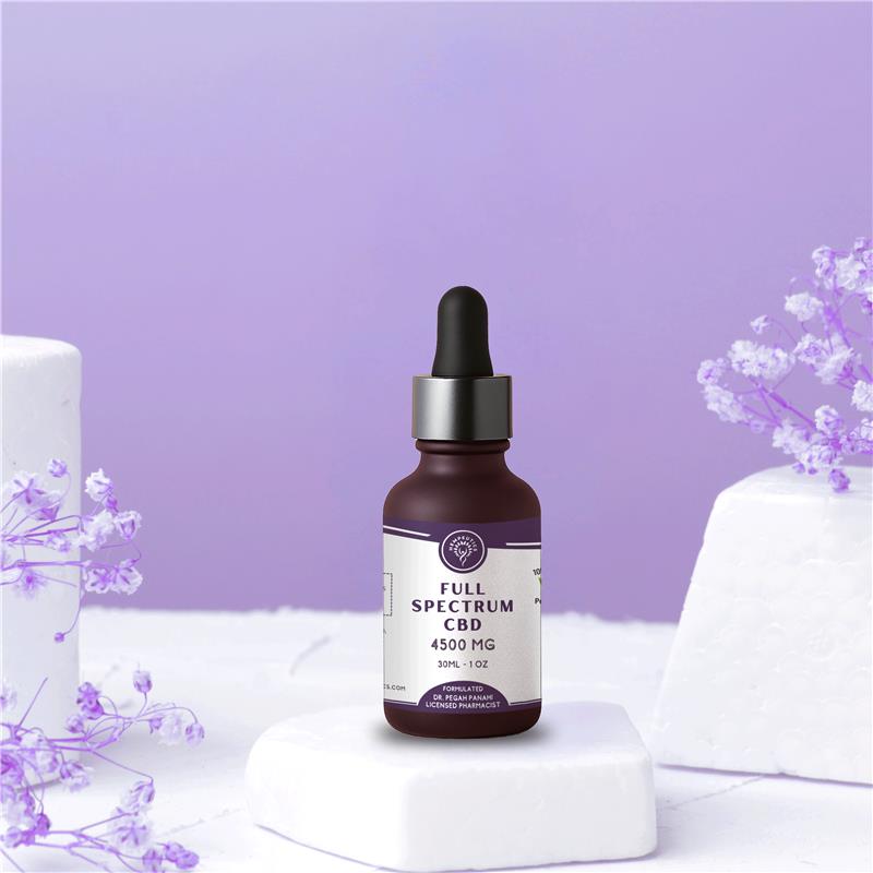 Image showing CBD Full Spectrum 4500 mg tincture.