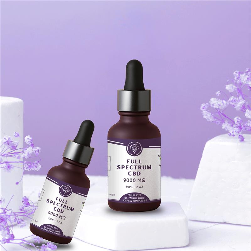 Image showing Full Spectrum CBD tincture 9000 mg.