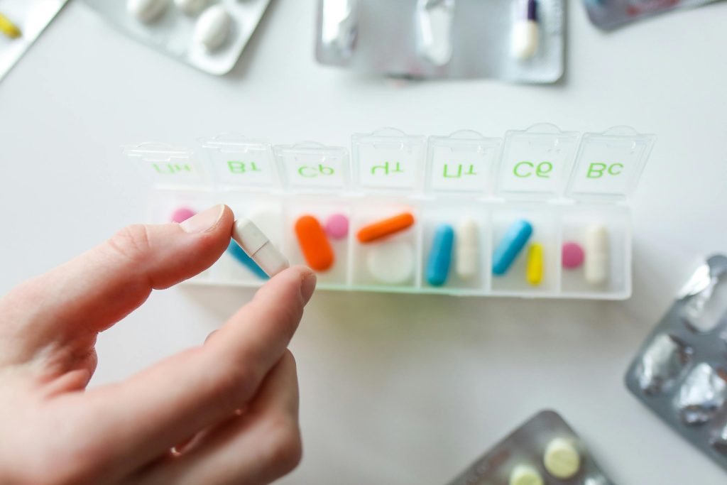 Image showing a dependency on medications